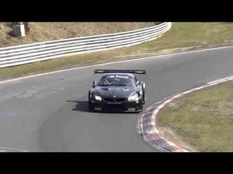 BMW Z4 GT3 VLN Testfahrten 2012
