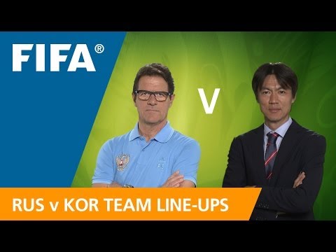 Russia v. Korea Republic - Teams Announcement