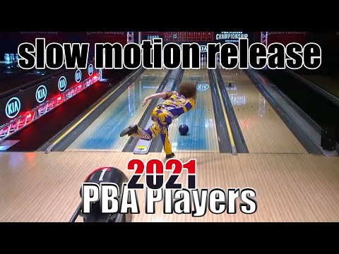 2021 PBA Players Game slow motion release - PBA Bowling