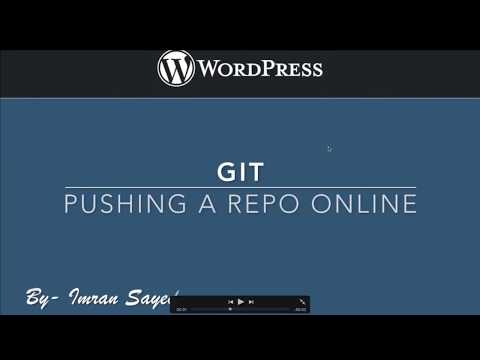 Pushing Your local Git repo on Bitbucket Online