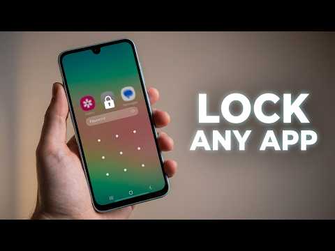 Samsung Galaxy A26 5G: How to Set Password for Apps (Lock Apps)