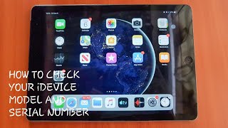 How to check the model and serial number for your iPad, iPhone and ipod touch
