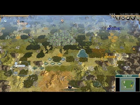Civ 5 AI Only Timelapse: Vox Populi