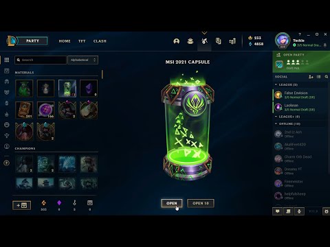 10x 2021 MSI Capsules Opening