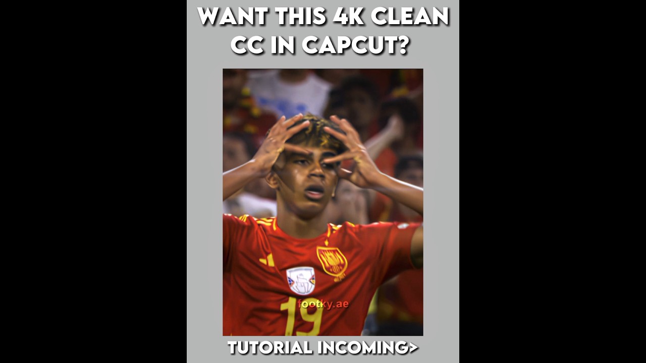 4K CLEAN CC TUTORIAL IN CAPCUT