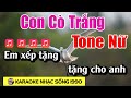 Con Cò Trắng Karaoke Tone Nữ Karaoke 1990 - Beat Mới