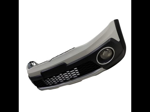 Parachoque Dianteiro Saveiro G6 2012 a 2016 Branco Com Farol Auxiliar