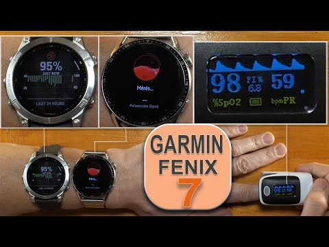 Garmin Fenix 7 Oxygen Saturation Measure Test (SPO2 Monitor Function)
