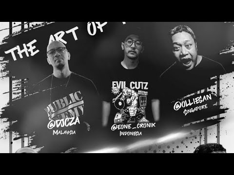 Podklash #7 - Turntablism is the Art - @eone_cronik 🇮🇩 . @djcza 🇲🇾 . @olliesan 🇸🇬.