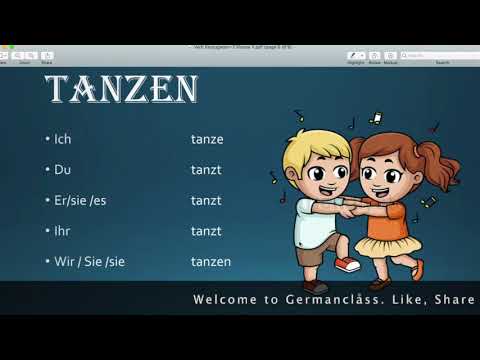 Verb Konjugation| A1 or Beginner's Level Verb Konjugation|