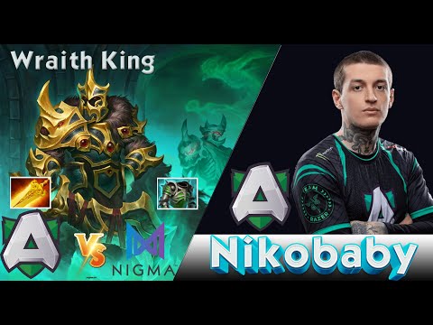 Nikobaby Wraith King Nigma VS ALLIANCE   DOTA 2 - EU DPC 2021 Full Game 1 Dota 2 Patch 7.28b
