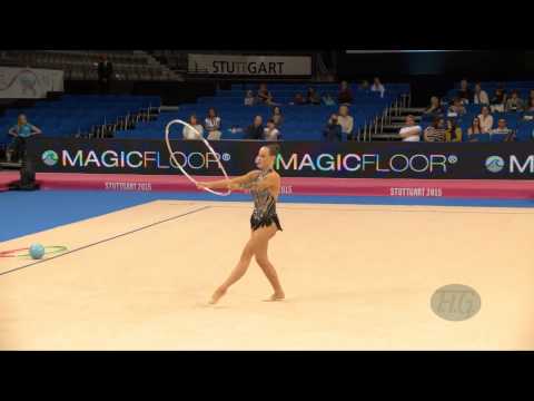 Veronika PRONCENKO (LTU) 2015 Rhythmic Worlds Stuttgart - Qualifications Hoop