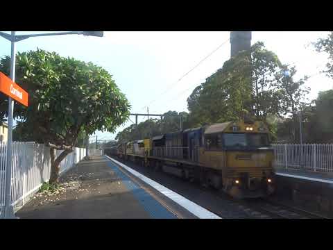 (Rare)!! TT108 leads LDP005 (progress rail) and NR12 on steel train at corrimal.