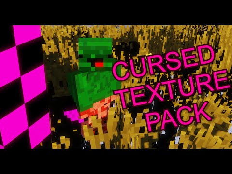 osomegamer MC - I Tried Making a CURSED Texture Pack in Minecraft!