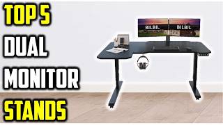 ✅Top 5 Best Dual Monitor Stands of 2026 – Top Picks for Productivity & Gaming!