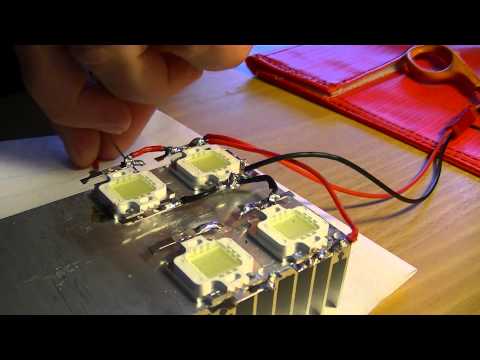 MongoTV_557 - Part 4 - Mongo RC - My 10 x 10 W LED 12 V 100 Watt LED Drone Spotlight Project
