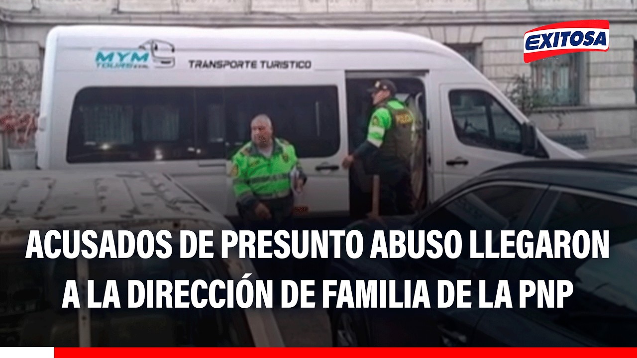 🔴🔵 Acusados de presunto abuso contra compañero llegaron a la Dirección de Familia de la PNP
