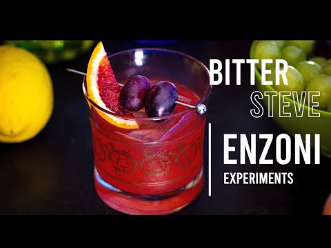 The Enzoni Cocktail Experiments - Bitter Steve versus the Enzoni 4 ways