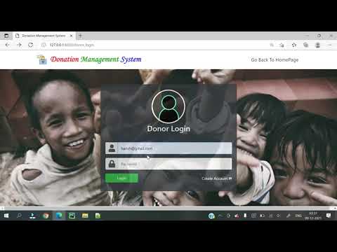 12 Python Django Project || Donation Management System || Hindi