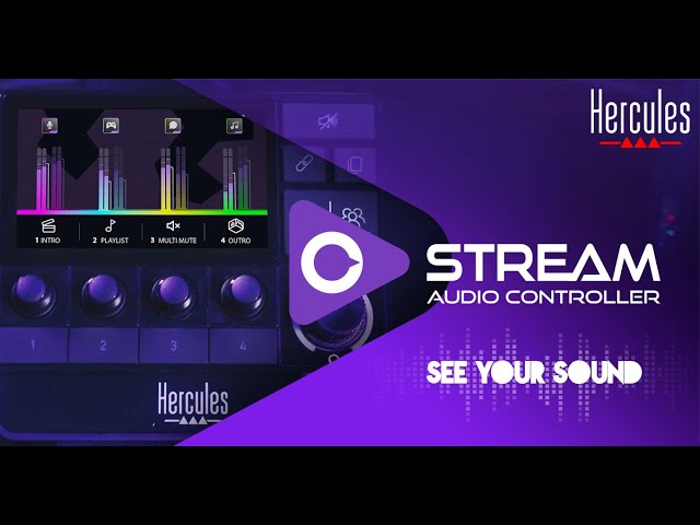 Controller audio Hercules Stream 200 XLR con scheda audio integrata video