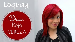 Cabello Rojo Cereza paso a paso