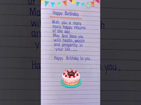 Happy Birthday to you | Best Birthday wishes  #happybirthday #shorts