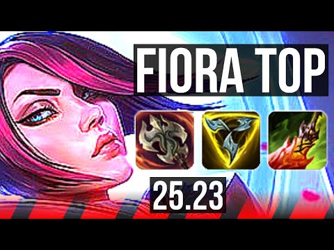 FIORA vs DARIUS (TOP) | 12 solo kills, Legendary, Rank 9 Fiora, 16/3/3 | NA Challenger | 25.23