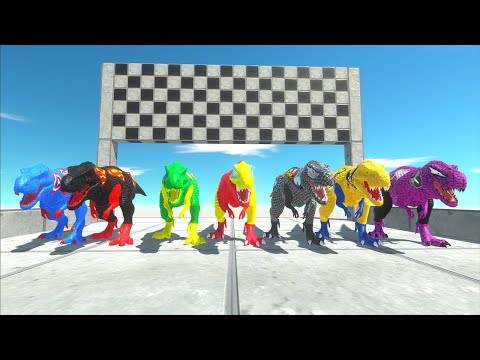 7 Tyrannosaurus Rex Speed Race Hunting Found Jurassic World Evolution Superheroes Dc Marvel
