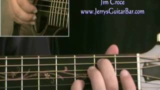 How To Play Jim Croce A Long Time Ago (intro only)