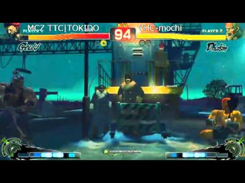 SSF4 AE: Tokido (Akuma) vs YHC-Mochi (Dhalsim) - Godsgarden 4