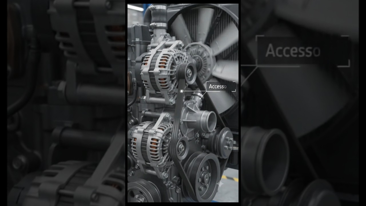 ⚙️ How to Work Crankshaft Pulley? | Engine Working Explained 🔥