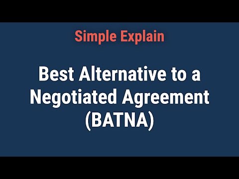 What Is a Best Alternative to a Negotiated Agreement (BATNA)?