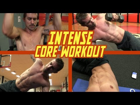 Core Workout for Men for Strong Ripped Abs - Follow Along