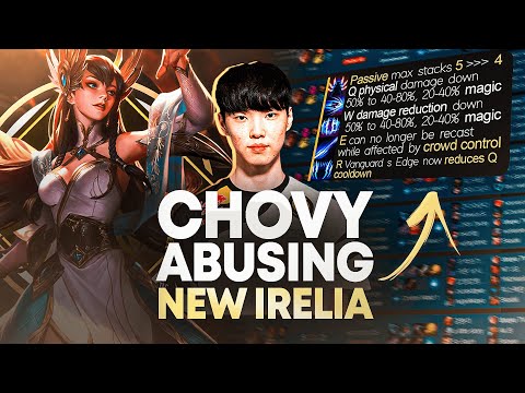 CHOVY Abusing W MAX IRELIA in Korean SoloQ! *Perfect CSING to relax/chill/study to*
