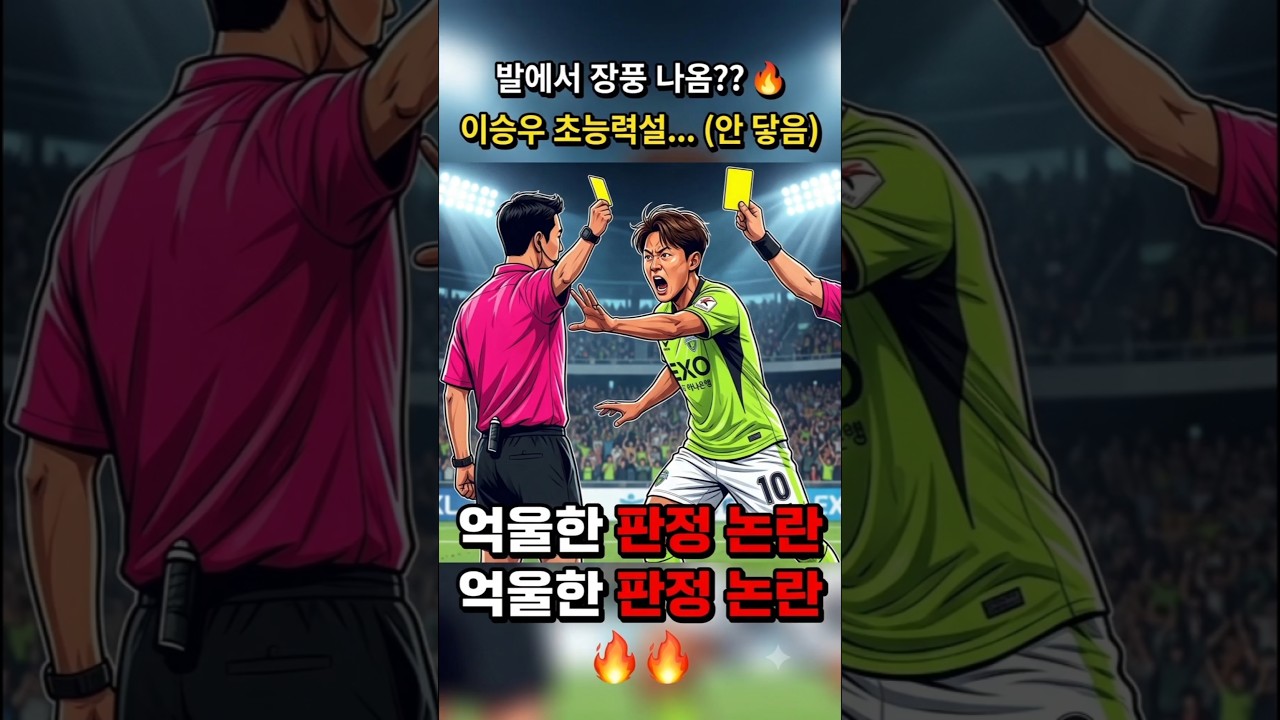 ​이승우가 진짜 억울한 이유???? #Shorts #쇼츠 #축구이슈 #K리그클래식 #이승우