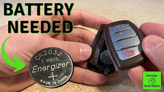 How To Replace Battery in Hyundai Key Fob