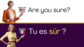 Common FRENCH DIALOGUE with English Translations |  French Conversations | apprendre le français