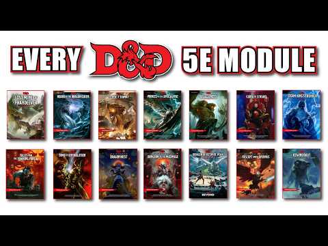 Explaining Every D&D 5E Module In 24 Minutes