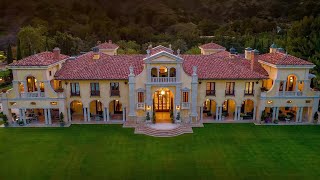 This $120,000,000 Villa Firenze is one of the Great Estates of Los Angeles with huge massive rooms