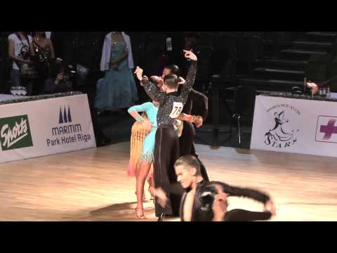 00228 Nikolay Chernov & Evgenia Florinskaya - Rumba 1/4 Youth Latin Baltic Grand Prix 2012 Latvia