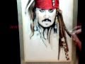 Speed Drawing Captain Jack Sparrow On Stranger Tides