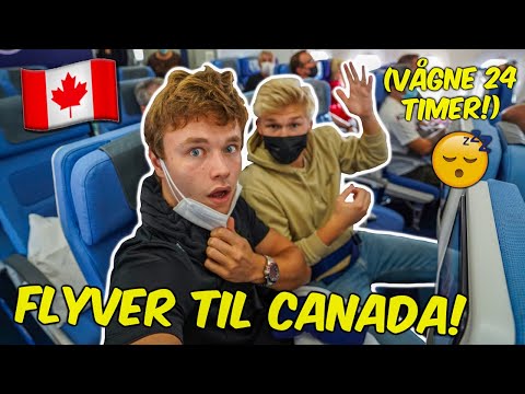 VORES MEGET LANGE REJSE TIL CANADA!! (VÅGNE I 24 TIMER)