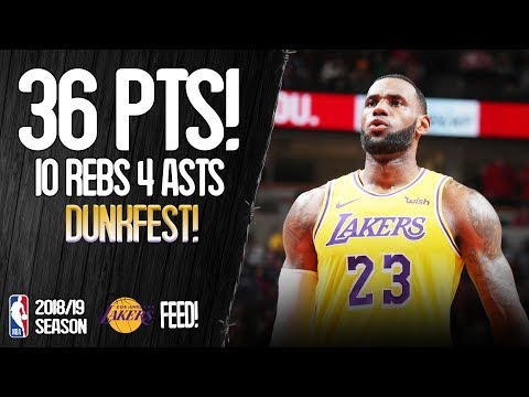 LeBron James 36 Points, 10 Rebounds at Chicago Bulls - Full Highlights 12/03/2019