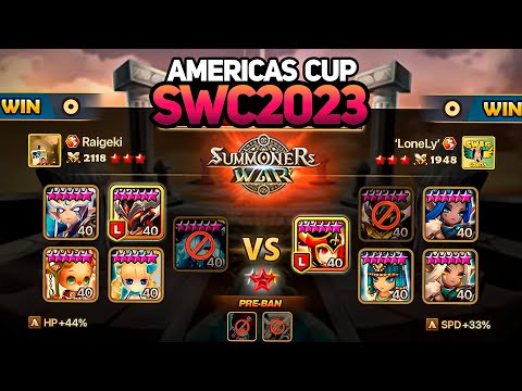 RAIGEKI vs LONELY (BO3). SWC2023 AMERICAS CUP Preliminary Day 1 - Summoners War