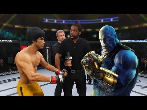 UFC 4 | Bruce Lee vs. Lord Thanos (EA sports UFC 4) - rematch