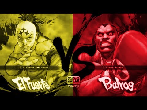 KSjyutakuSYACHO [ El Fuerte ] Vs onigiri kai [ Balrog ] SSF4 Arcade Edition 2012 HD