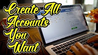 How to Make fake facebook accounts in less than 2 minutes