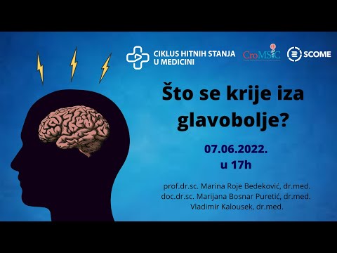 CroMSIC Zagreb - Ciklus hitnih stanja u medicini - Što se krije iza glavobolje?