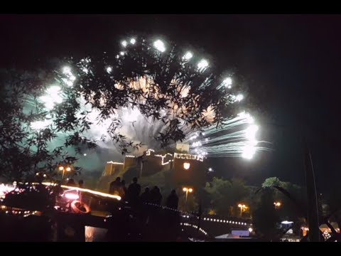 Feuerwerk zum Laternenfest 2025 in Halle Saale