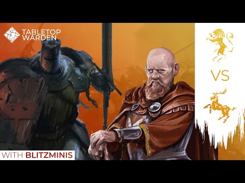 ASOIAF TMG Battle Report 19 - Guild Drop: Baratheon (Cortnay) vs Lannister (Gregor) [English]